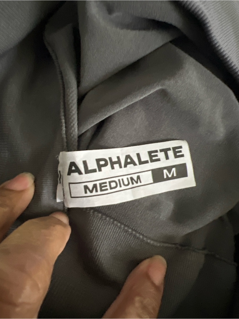 Alphalete Amplify Women’s High-Waisted Scrunch Leggings Gray Size Medium M - Picture 4 of 4